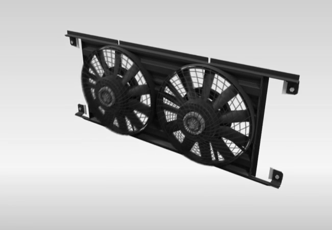 Ventilateur condenseur 3D